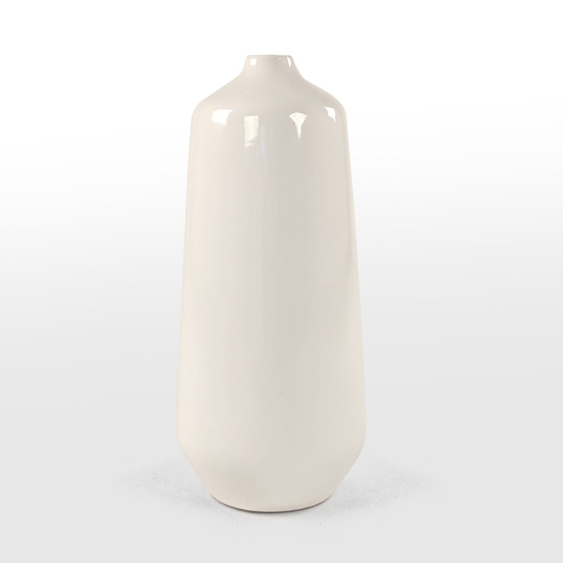 Girne Ceramic / Porcelain Table Vase, 18.5" H x 8.25" W x 8.25" D
