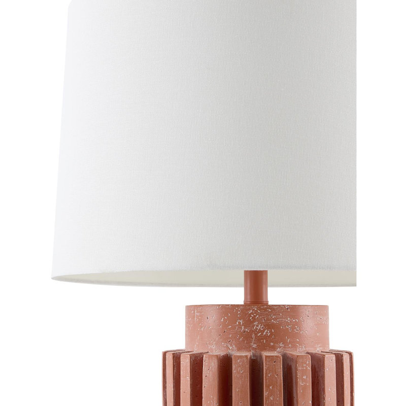 Lampe de table Alveena, Orange