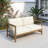 Outdoor Loveseat with Removable Cushions