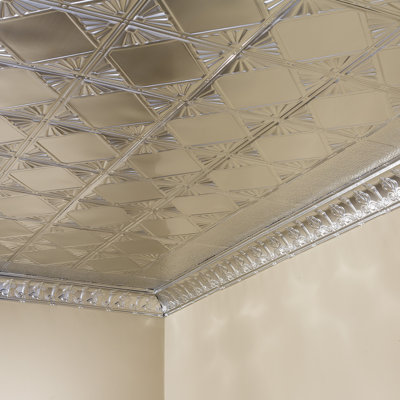 Great Lakes Tin Erie 2'x2' Nail-Up Ceiling Tile (Pack of 5)