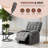 93"W Oversized Power Recliner Sofa Lift Assist Chair - Heated Massage Electric Recliner with Super Soft Padding & Side Pocket-938263135