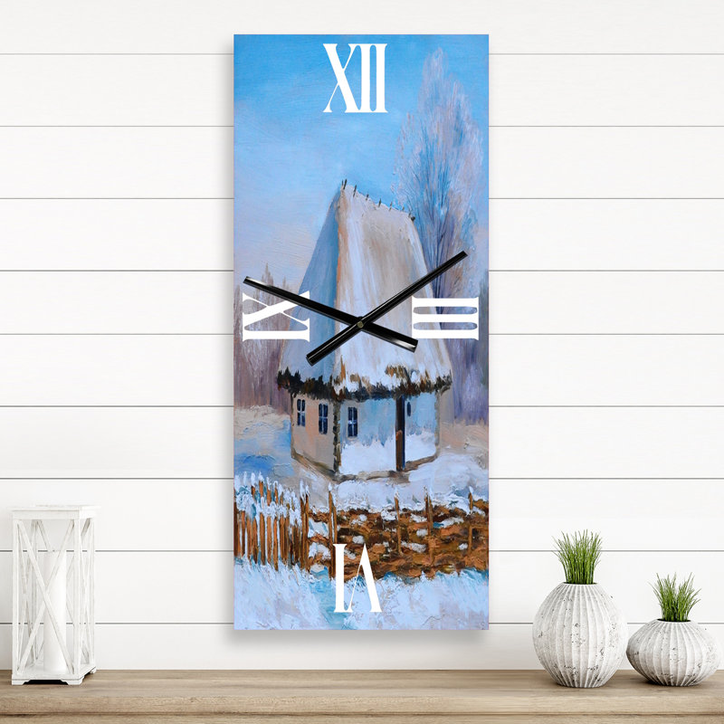 Horloge murale traditionnelle Traditional Winter, Grand