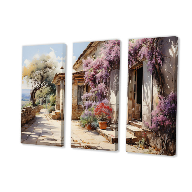 Impression sur toile 3 pièces, H 40 po x l 60 po x P 1 po