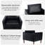 Fauteuil 34,25 po en similicuir capitonné-1259795058