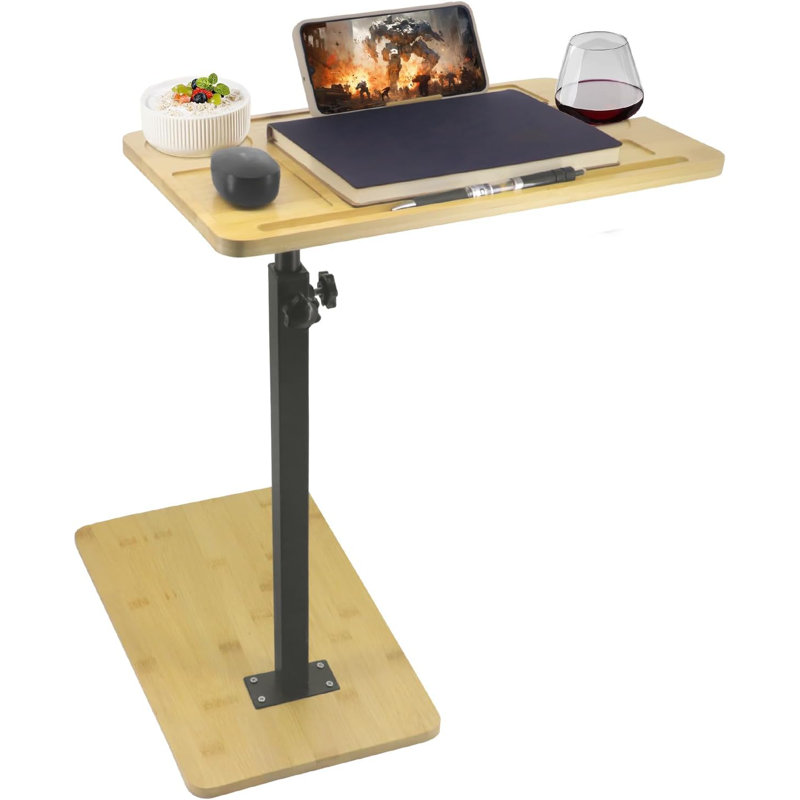 C Table End Table, Height Adjustable Couch Tables