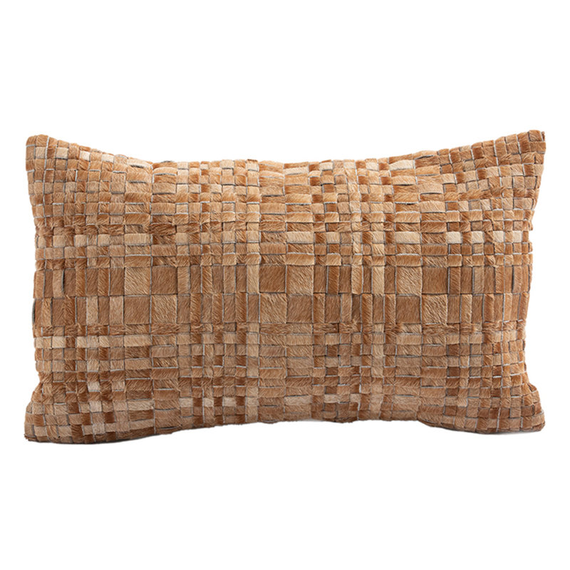  Coussin Cowhide, DARK GREY