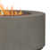 AEGEAN 36" Round Steel Propane or Natural Gas Fire Pit Table by Real Flame