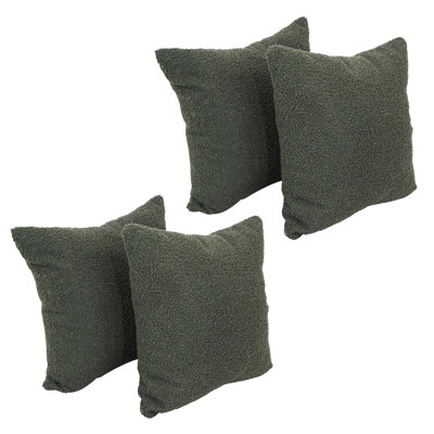Coussins en fourrure de polyester 17 pouces