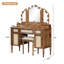 Ensemble coiffeuse de maquillage 44,37 po avec tabouret-145158356