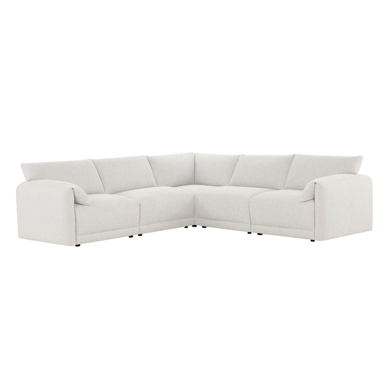 Canapé modulaire 5 pièces Bodhild, Boucle de perle 