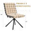 Chaises de salle à manger capitonnées modernes avec chaises à billes-2136840561