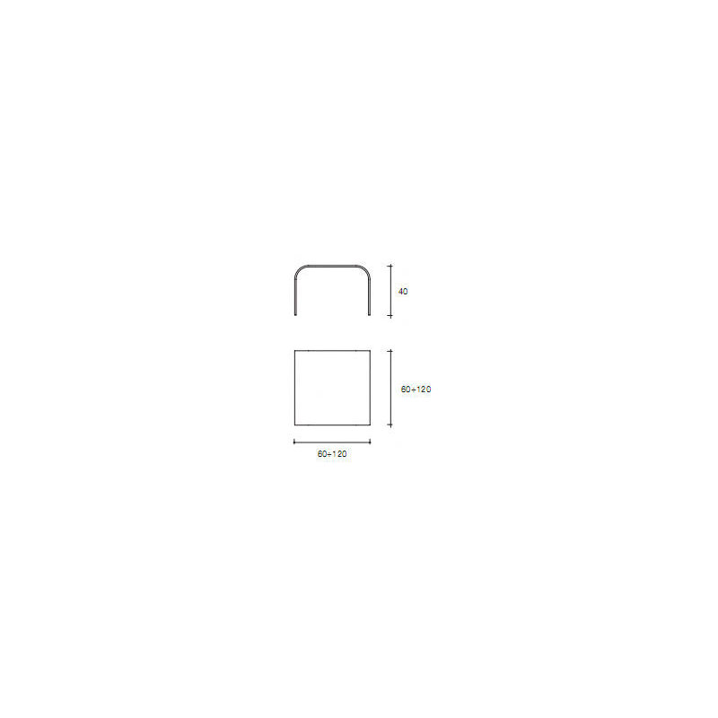 Junior Four Leg Coffee Table, 120 cm