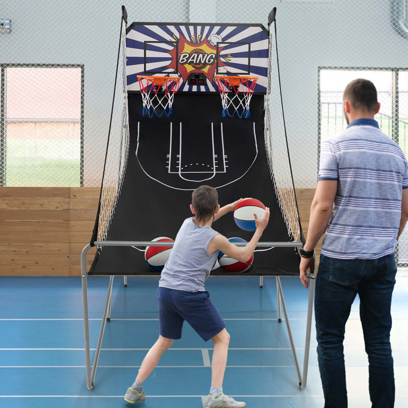 Jeu d'arcade de basketball à piles Costway