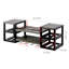 Taysir 8 Bottle Wall Mounted Wine Bottle & Glass Rack in