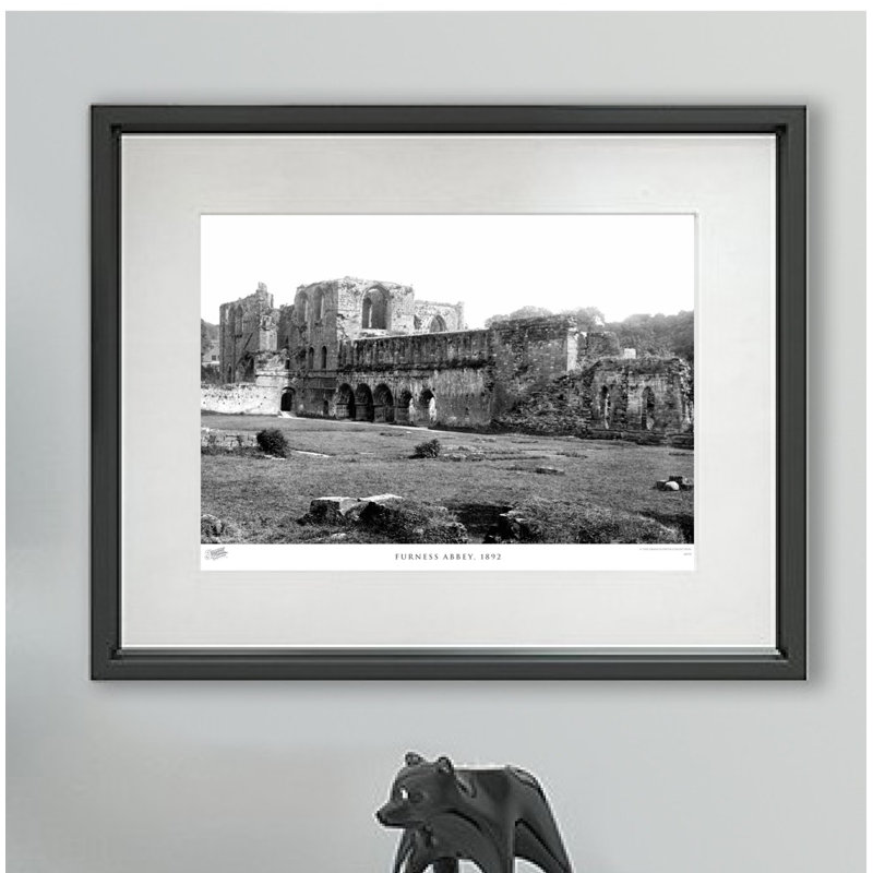 Furness Abbey, 1892 by Francis Frith - Single Picture Frame Print, 60cm H x 80cm W x 2.3cm D