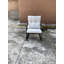 Ensemble de chaise à bascule et chaise basse blanc cassé-149052089