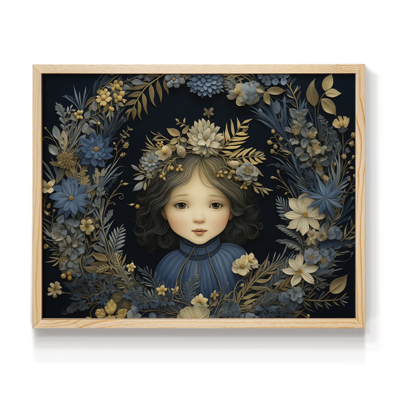 Art de Noël - CCXXIX - Reproduction encadrée - Restickable, H 22 po x l 28 po, Naturel