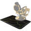Tapis de salon rectangulaire en PVC 3 pi x 4 pi x 1/2 po