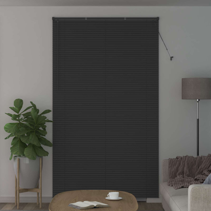 Venetian Blind, Silver Grey, 130cm W x 213cm L
