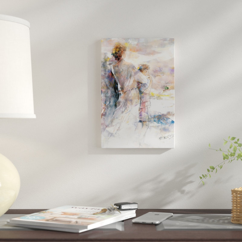 « my garçon », reproduction sur toile, H 40 po x l 26 po x P 1,5 po, Pas de tapis, Toile tendue