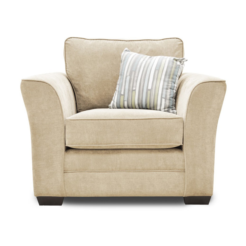 Belvidere Upholstered Armchair, Cream