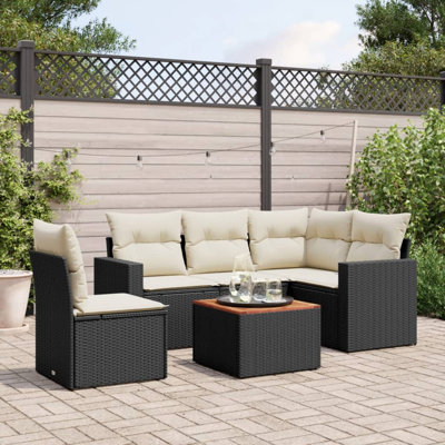 Ensemble de canapé de jardin Vidaxl PE