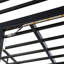 Lit mezzanine simple avec garde-robe de bureau noir-1769166620-1769166621