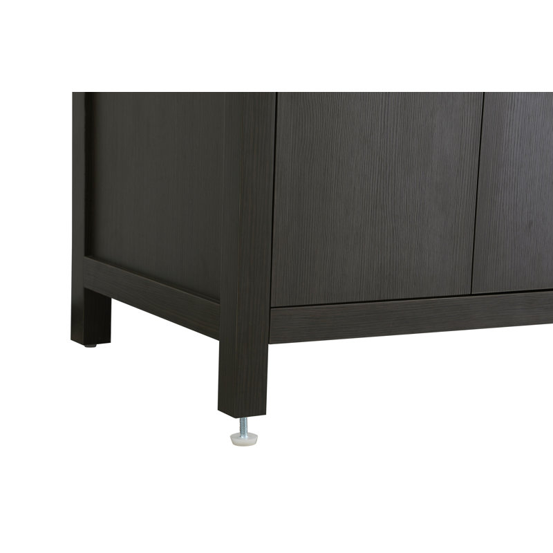 Meuble-lavabo double 60 po_Traditional_VF60660, Brun moka