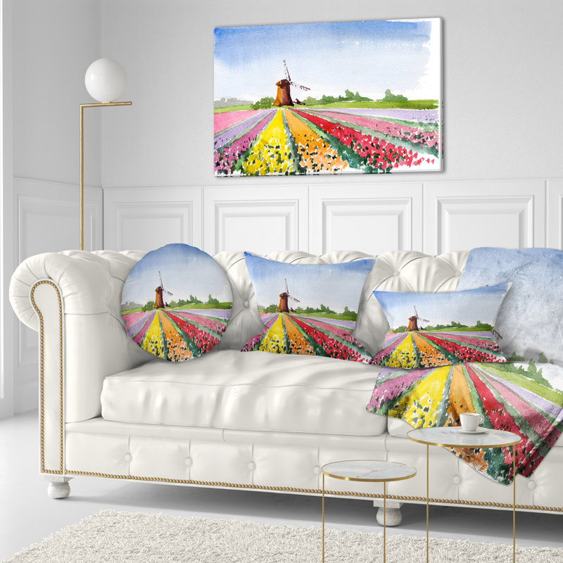 Coussin Cityscape Holland, Rectangulaire, 12 po x 20 po