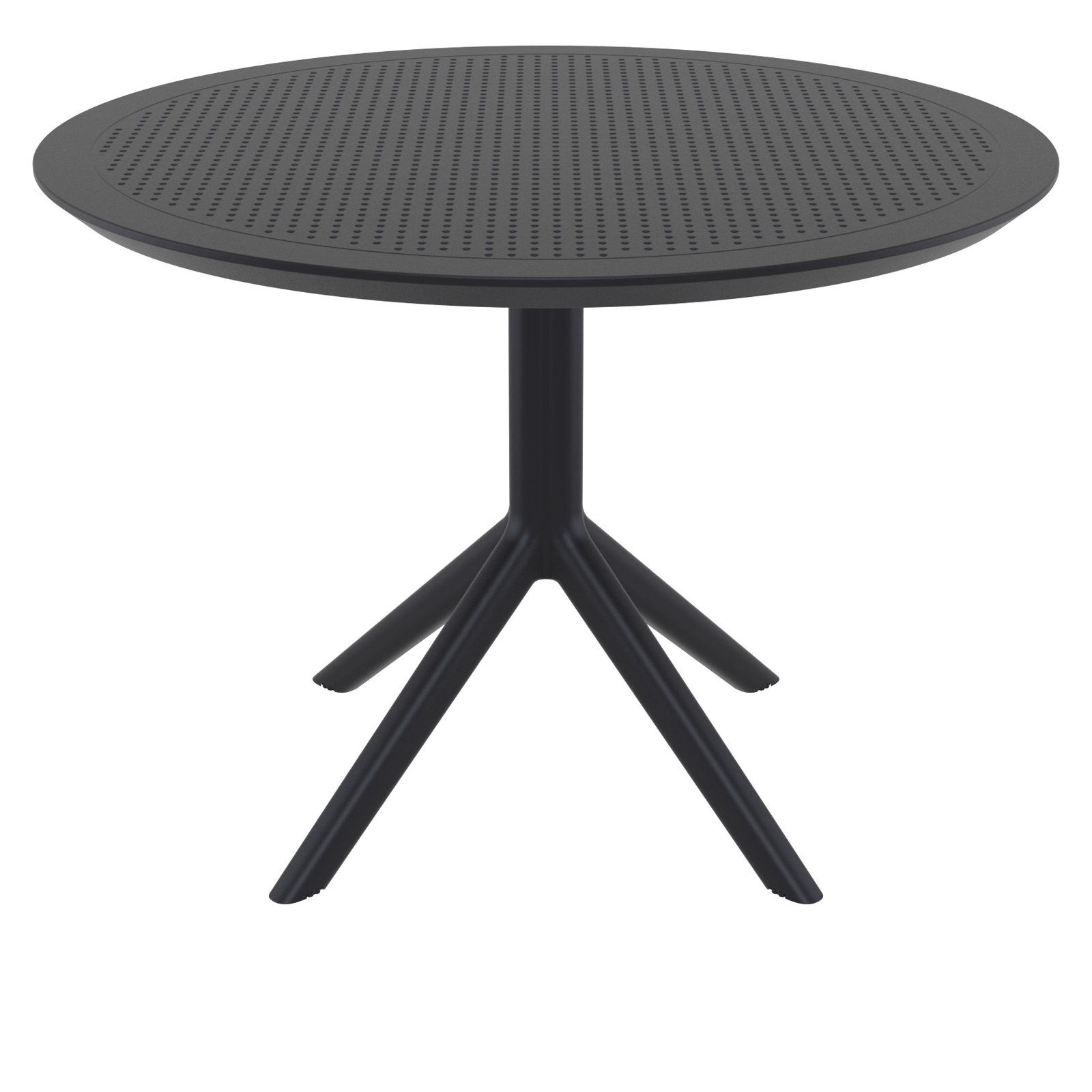 Farrah 41" Patio Dining Set, Black