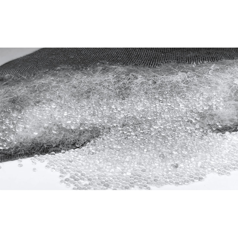 Couverture pondérée en verre à perles de pedic bell + howell, 72 po x 48 po, 12 lb