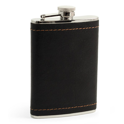 Flasque en acier inoxydable et moutarde 8 oz Burholme