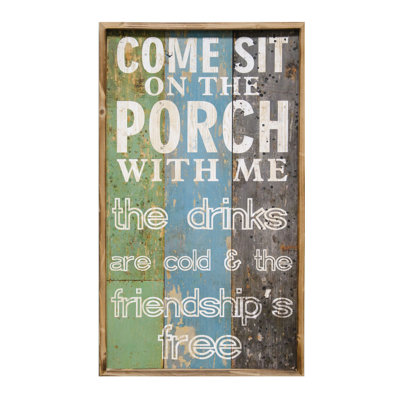 " Sit On The Porch "