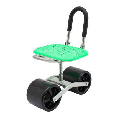 Odarrius Stool Stable Sturdy Cart Adjustable Seat Height and Direction for Gardening
