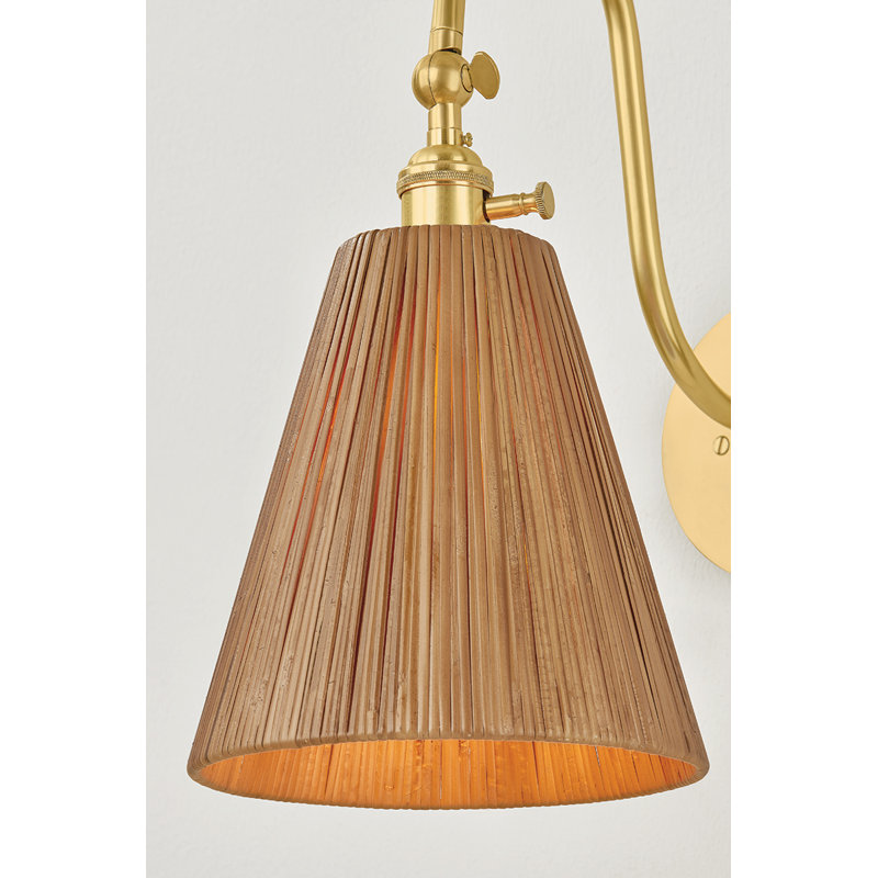 Ruthin Wall Sconce in Aged Brass