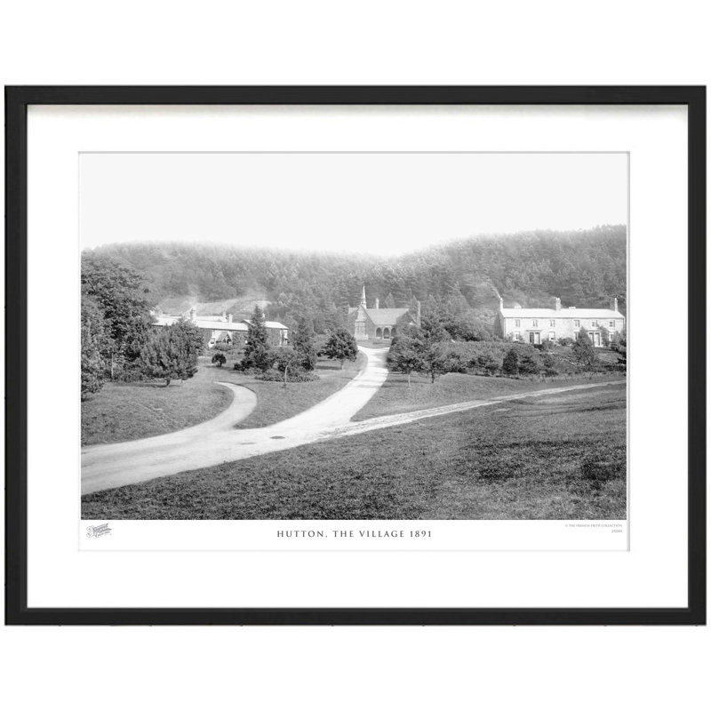 Hutton, The Village 1891 - Single Picture Frame Print, 60cm H x 80cm W x 2.3cm D