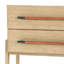 Table de chevet 2 tiroirs en bois massif et manufacturé Karsten avec joints à queue d'aronde et glissières à roulement à billes -265119830