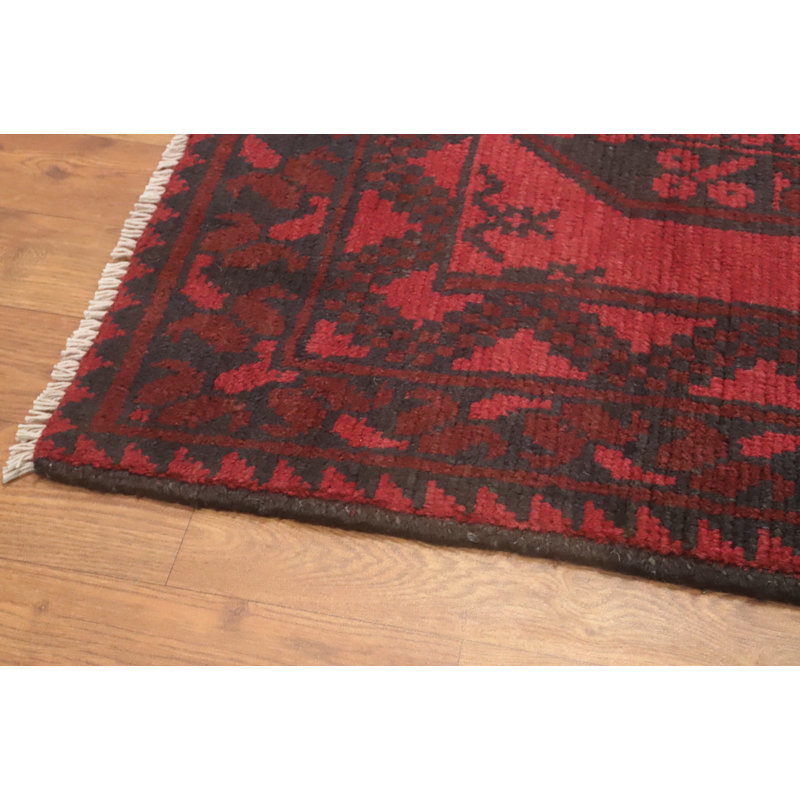 Tapis de couloir oriental afghan Elephant