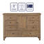 Commode 8 tiroirs Surbit