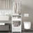 Laundry Basket With Wheels, Rolling Folding Laundry Organizer