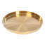 Round Serving Tray in Gold (Set of 6)-1955021912