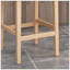 Ensemble de 2 tabourets de comptoir à oreilles touffetés en tissu Contemporary pour cuisine