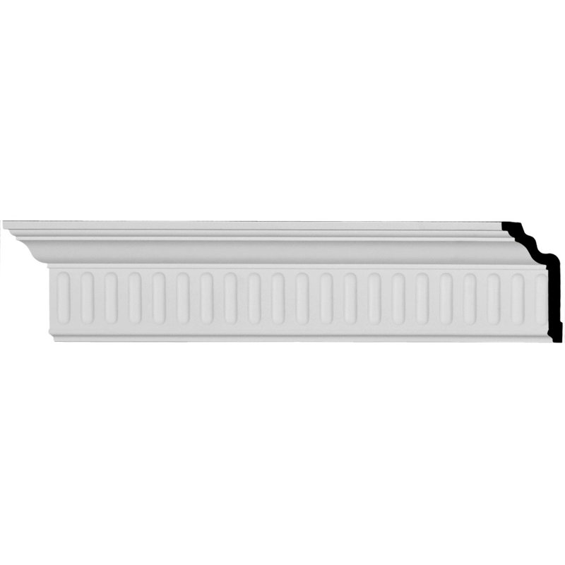 Viceroy White Polyurethane Crown Moulding 94.5"