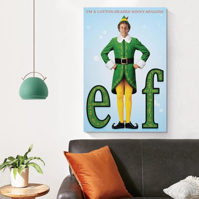 «ACHETER DE L'ART POUR MOINS» sous licence officielle film d'elfe «I'm Cotton-Headed Ninny-Muggins» 24 x 36 po, affiche d'art - reproduction décorative - papier affiche - prêt à encadrer