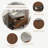 36" Modern Single Bathroom Vanities With Sink, Grey Sintered Stone Table Top, Brown Wood Bathroom Cabinets-539194023