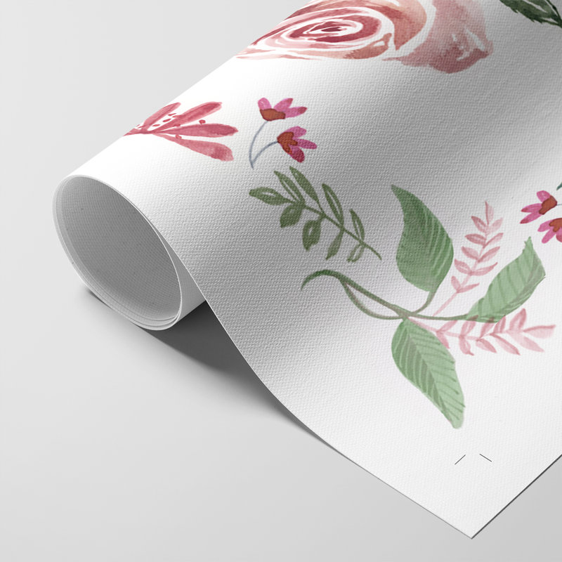 Jolie en rose - impression sur toile seulement - non encadrée, H 12 po x l 8 po