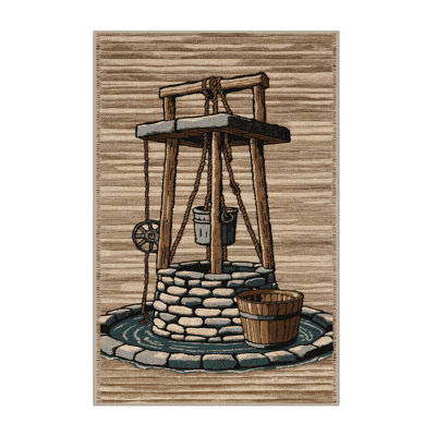  Tapis lavable Water Well Farm