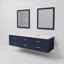 Ensemble de meuble-lavabo double mural 72 "avec miroir-82339542-112832812