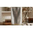 Contemporary Glam Tall Jar with Metal Orb Topper for Entryway Display - Decorative Glass Table Jar for Home Tabletop Decor - Silver-89110000