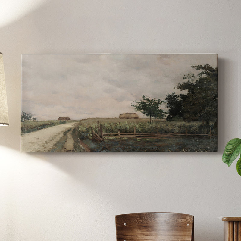 Série paysage - DCLVII - Toile tendue avec châssis - Prêt à accrocher, H 16 po x l 32 po